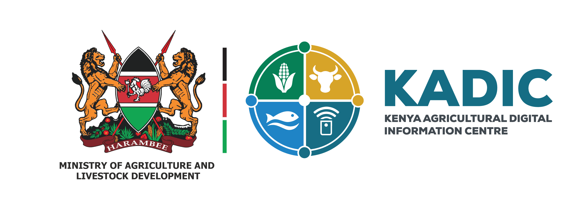 Government of Kenya and KADIC Logos